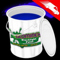 Glominex Blacklight Paint Gallon Blue